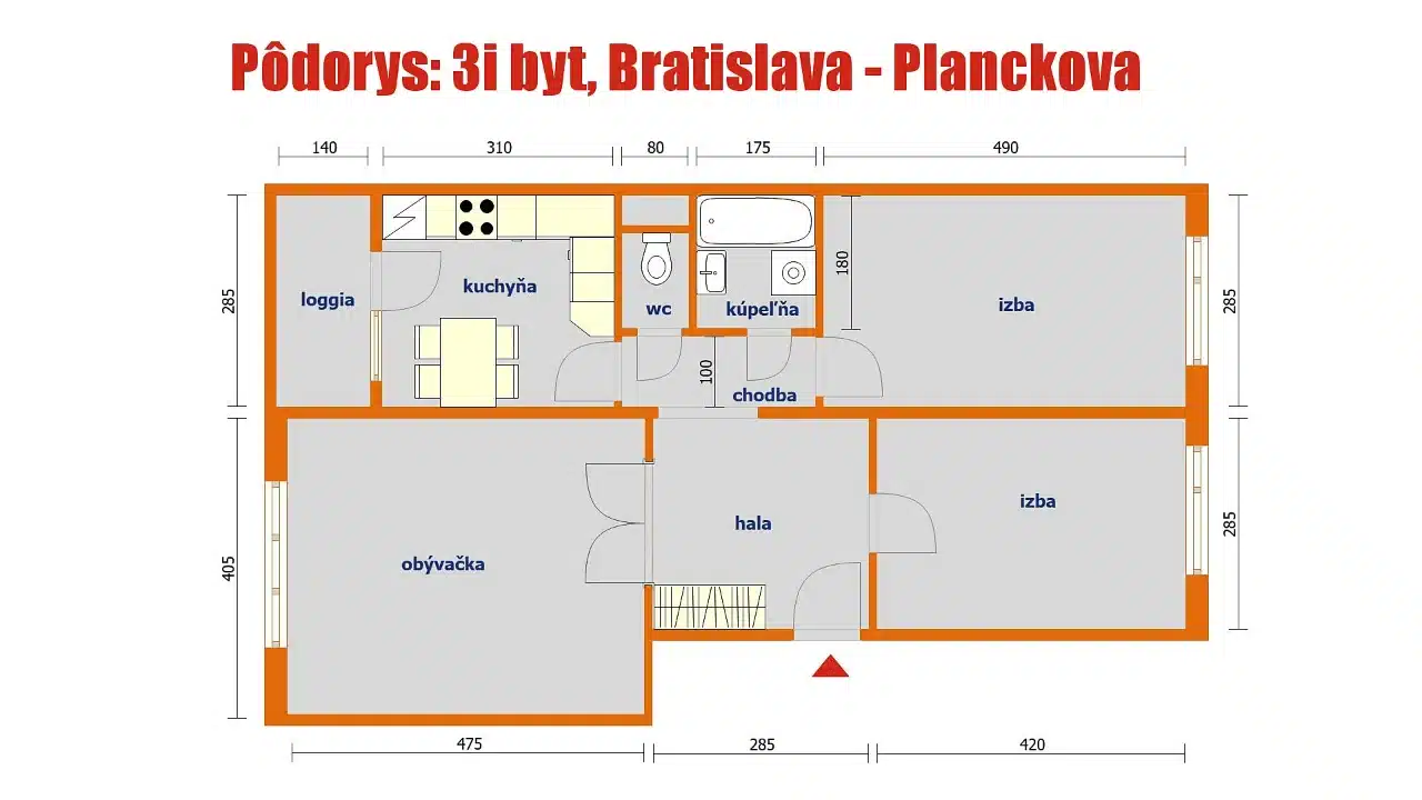 3 izbovy byt_Bratislava-Planckova_podorys